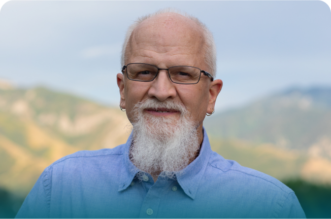 Dan, male patient with PBA in his 60s